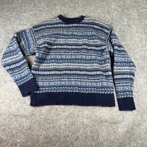 Vintage Royal Scott Sweater Womens Large Shetland Wool Fair Isle Nordic Print